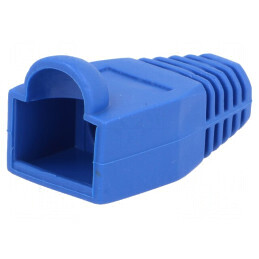Protecție mufă RJ45 6,5mm albastră | Electronic-mag.ro | Componente Electronice