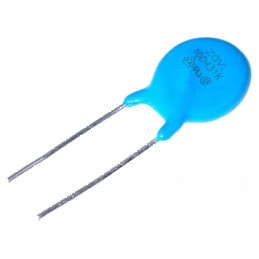 Varistor oxid de metal THT 275VAC 350VDC 2,5kA 68J | Electronic-mag.ro | Componente Electronice