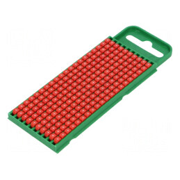 Markere Marcaj Poliamidă Roșie 0,8-2,2mm -40÷85°C WIC | Electronic-mag.ro | Componente Electronice