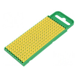 Markere Marcaj Galbene 4mm 0,8-2,2mm Poliamidă -40÷85°C WIC | Electronic-mag.ro | Componente Electronice