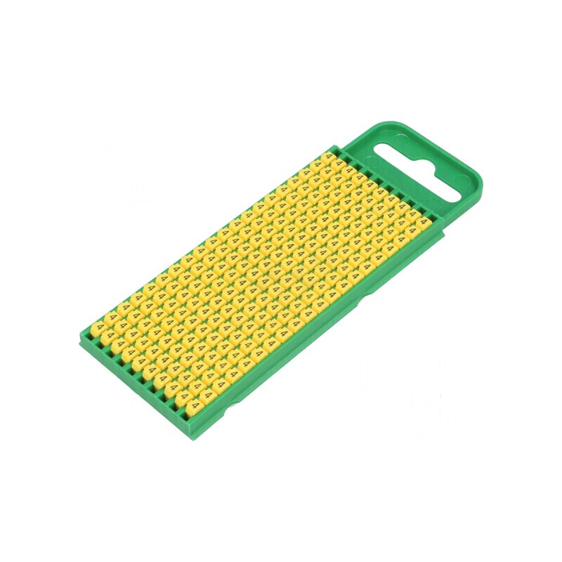 Markere Marcaj Galbene 4mm 0,8-2,2mm Poliamidă -40÷85°C WIC | Electronic-mag.ro | Componente Electronice Markere Marcaj Galbene 4mm 0,8-2,2mm Poliamidă -40÷85°C WIC | Electronic-mag.ro | Componente Electronice