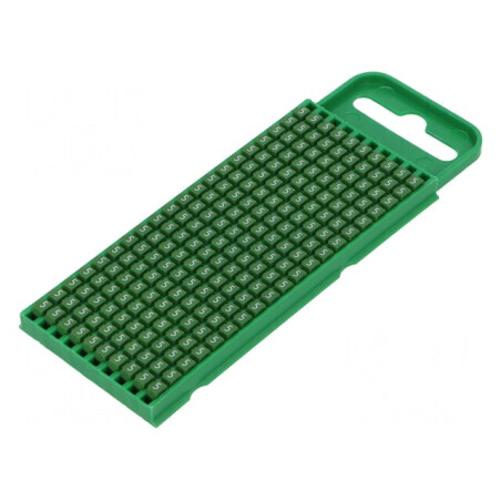 Markere Marcaj Poliamidă Verde 0,8-2,2mm -40÷85°C WIC - Set de 5 bucăți | Electronic-mag.ro | Componente Electronice