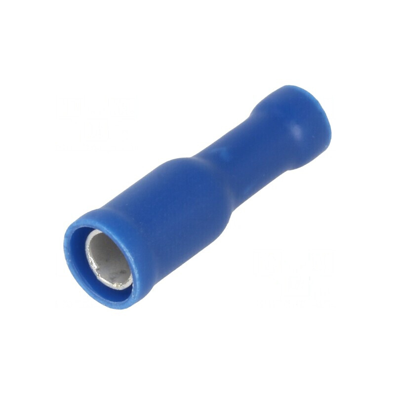 Terminal rotund mamă Ø 4mm pentru cablu 1,5÷2,5mm² crimpat | Electronic-mag.ro | Componente Electronice