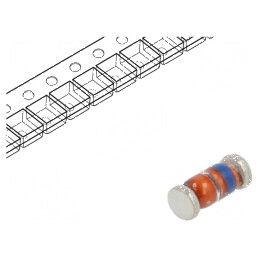 Diodă Schottky SMD 100V 0,15A MiniMELF pe rolă | Electronic-mag.ro | Componente Electronice