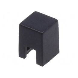 Tastă pătrată neagră 4x4x5,5mm pentru tastatură | Electronic-mag.ro | Componente Electronice