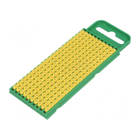Markere Marcaj U 0,8-2,2mm Poliamidă Galbenă -40° până la 85°C WIC | Electronic-mag.ro | Componente Electronice