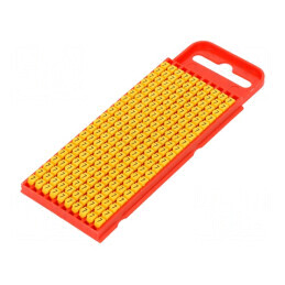 Markere Marcaj Galben 7 2÷2,8mm Poliamidă -40÷85°C WIC | Electronic-mag.ro | Componente Electronice