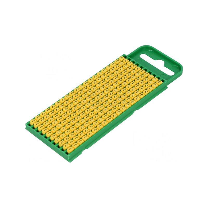 Markere Marcaj C 0,8-2,2mm Galben Poliamidă -40° la 85°C WIC | Electronic-mag.ro | Componente Electronice