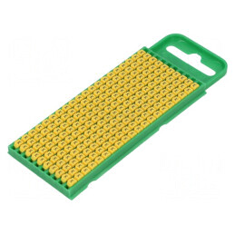 Markere Marcaj K 0,8-2,2mm poliamidă galbenă -40-85°C WIC | Electronic-mag.ro | Componente Electronice