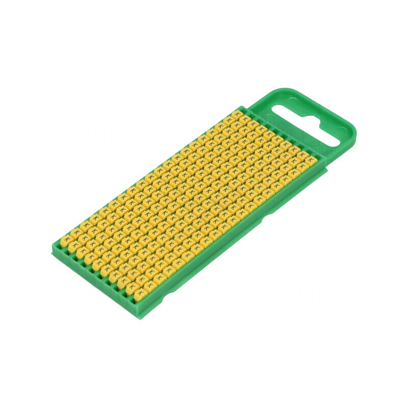 Markere Marcaj K 0,8-2,2mm poliamidă galbenă -40-85°C WIC | Electronic-mag.ro | Componente Electronice