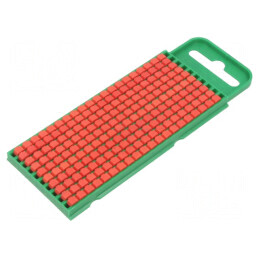 Markere poliamidă roșie 0,8-2,2mm WIC pentru temperaturi -40÷85°C | Electronic-mag.ro | Componente Electronice