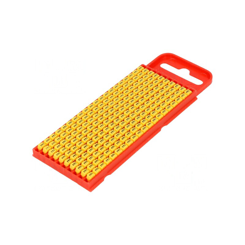 Markere Marcaj E 2÷2,8mm Poliamidă Galbenă -40÷85°C WIC | Electronic-mag.ro | Componente Electronice