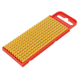 Markere Marcaj K 2÷2,8mm galbenă poliamidă -40÷85°C WIC | Electronic-mag.ro | Componente Electronice