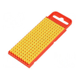 Markere Marcaj T 2÷2,8mm Poliamidă Galbenă -40÷85°C WIC | Electronic-mag.ro | Componente Electronice