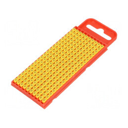 Markere Marcaj U 2÷2,8mm Poliamidă Galbenă -40÷85°C WIC | Electronic-mag.ro | Componente Electronice