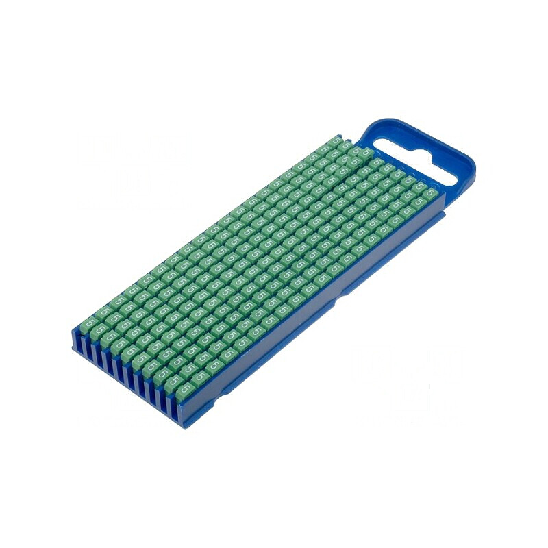 Markere Marcaj Verde 5mm Poliamidă -40÷85°C WIC | Electronic-mag.ro | Componente Electronice