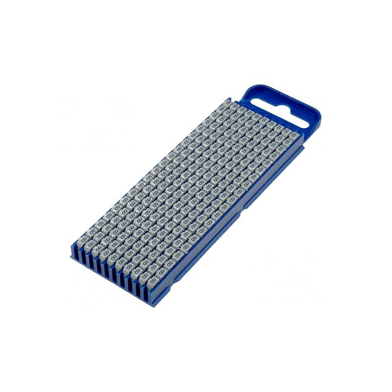 Markere Marcaj Poliamidă Gri 2,8-3,8mm -40÷85°C WIC, L: 3mm, 8 Bucăți | Electronic-mag.ro | Componente Electronice