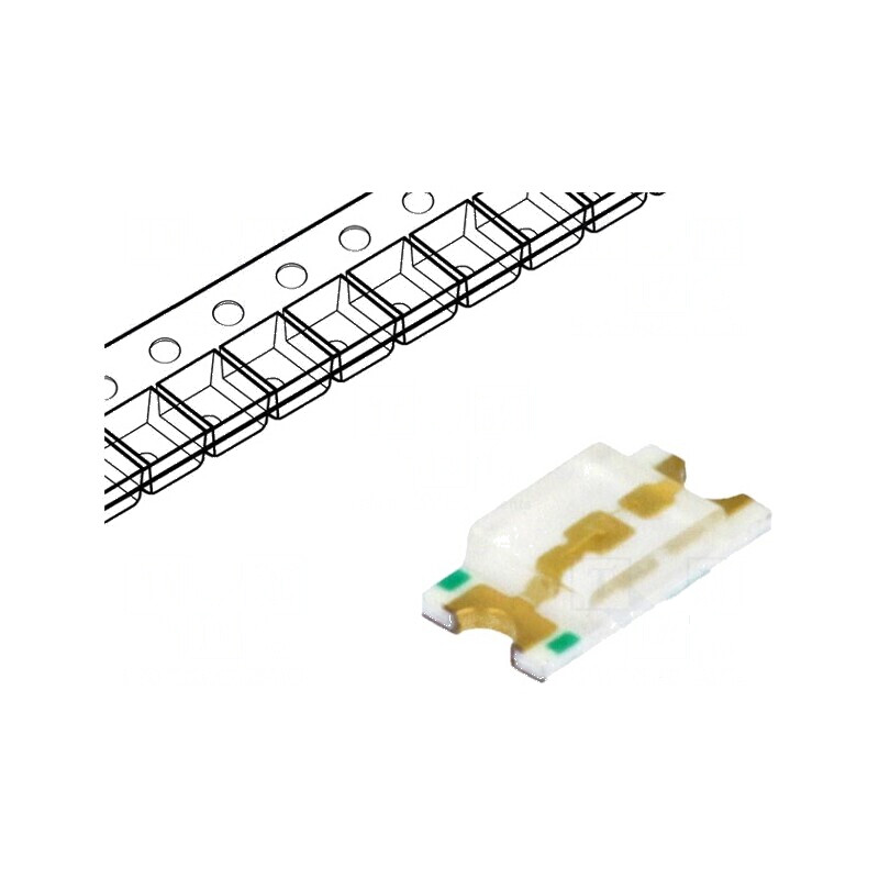 LED SMD 1206 roșie 80-170mcd 3,2x1,6x0,7mm 120° 20mA | Electronic-mag.ro | Componente Electronice LED SMD 1206 roșie 80-170mcd 3,2x1,6x0,7mm 120° 20mA | Electronic-mag.ro | Componente Electronice