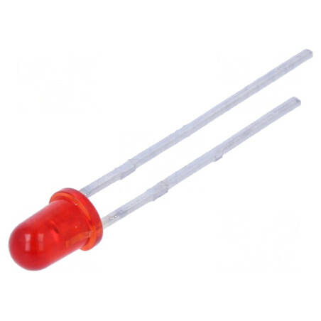 LED 3mm roșie 250mcd 30° convexă | Electronic-mag.ro | Componente Electronice