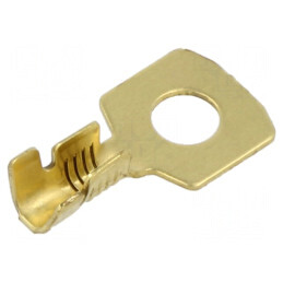 Vârf inelar M5 1-2,5mm² crimpat pe cablu drept neizolat | Electronic-mag.ro | Componente Electronice