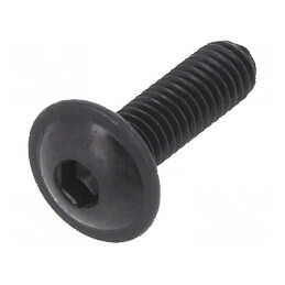 Şurub cu flanşă M3x10, Cap buton imbus HEX 2mm, oţel | Electronic-mag.ro | Componente Electronice