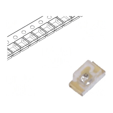 LED SMD 0603 Galben-Verde 11-16mcd 20mA 1,6x0,8x0,8mm 100° | Electronic-mag.ro | Componente Electronice