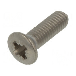 Şurub M3x10 Cap îngropat Pozidriv DIN 966A ISO 7047 | Electronic-mag.ro | Componente Electronice