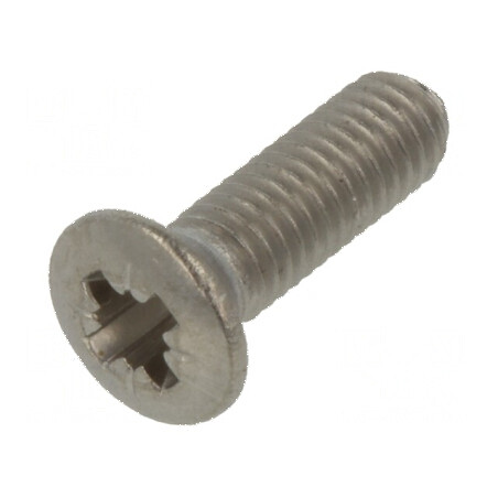 Şurub M3x10 Cap îngropat Pozidriv DIN 966A ISO 7047 | Electronic-mag.ro | Componente Electronice