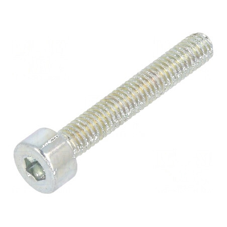 Şurub M4x25 cu cap rotund imbus HEX 3mm din oţel zincat | Electronic-mag.ro | Componente Electronice
