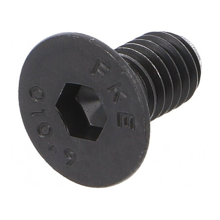 Şurub M6x12 îngropat imbus HEX 4mm oţel negru | Electronic-mag.ro | Componente Electronice