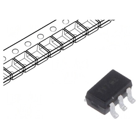 IC digital NOT SMD SOT353 1 Ch 2-5,5VDC -40-125°C rolă bandă | Electronic-mag.ro | Componente Electronice