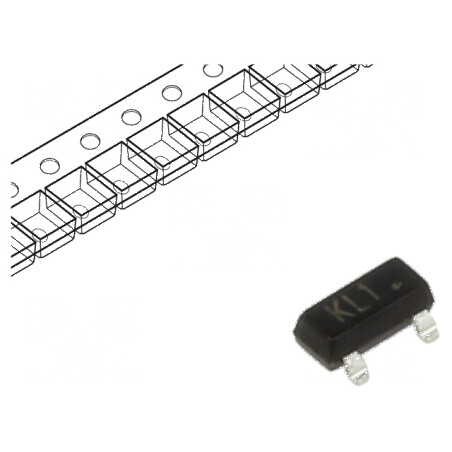 Tranzistor PNP bipolar 45V 0.8A 330mW SOT23 | Electronic-mag.ro | Componente Electronice