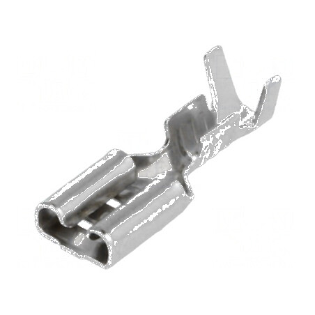 Terminal plat 4,8mm mamă 0,5÷1,25mm2 pentru cablu | Electronic-mag.ro | Componente Electronice
