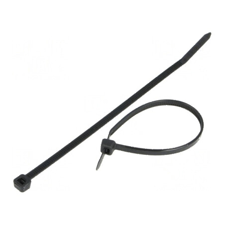 Colier de strângere poliamidă 180N negru L: 370mm W: 3,6mm | Electronic-mag.ro | Componente Electronice
