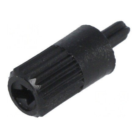 Buton rotativ negru Ø5mm pentru ax | Electronic-mag.ro | Componente Electronice