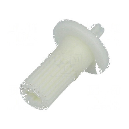 Buton rotativ cu flanșă albă Ø5mm pentru ax | Electronic-mag.ro | Componente Electronice