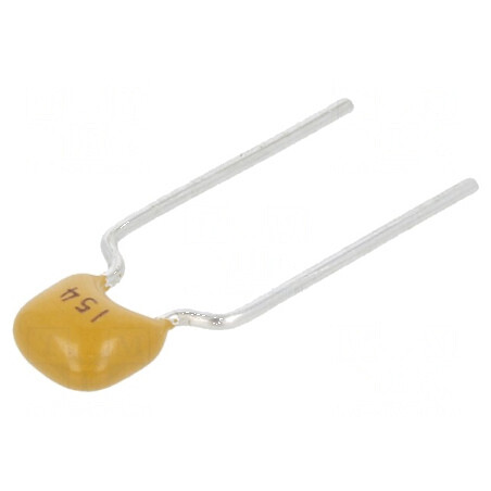 Condensator ceramic 150nF 100V Y5V ±10% THT 5mm | Electronic-mag.ro | Componente Electronice