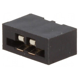 Conector FFC/FPC drept PIN 2 Non-ZIF THT cositorit 20mΩ 500V | Electronic-mag.ro | Componente Electronice