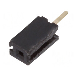Conector şiruri pini soclu mamă 1x1 1,27mm THT | Electronic-mag.ro | Componente Electronice