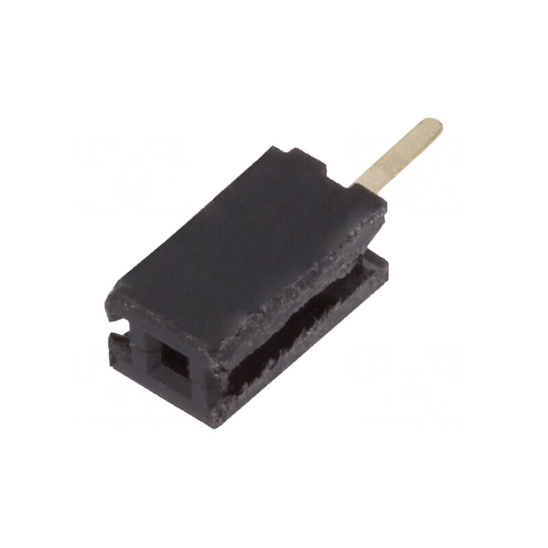 Conector şiruri pini soclu mamă 1x1 1,27mm THT | Electronic-mag.ro | Componente Electronice