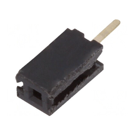 Conector şiruri pini soclu mamă 1x1 1,27mm THT | Electronic-mag.ro | Componente Electronice