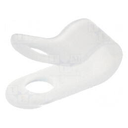 Clipsuri tip P pentru cabluri Ø2,7mm naturale | Electronic-mag.ro | Componente Electronice