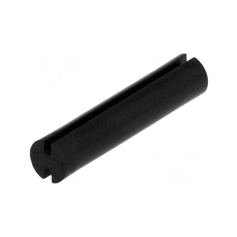 Bucşă de distanţare LED 5mm neagră - Lungime 23,5mm | Electronic-mag.ro | Componente Electronice