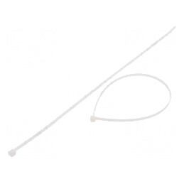 Colier de strângere poliamidă 350mm x 4,8mm 222N naturală | Electronic-mag.ro | Componente Electronice