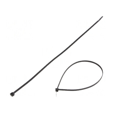 Colier de strângere poliamidă 370mm 4,8mm 222N negru | Electronic-mag.ro | Componente Electronice