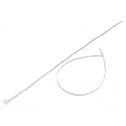 Colier de strângere poliamidă 370mm 4,8mm 222N naturală | Electronic-mag.ro | Componente Electronice