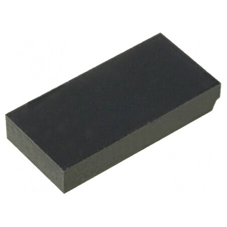 Picioruş autoadeziv negru 3,5mm H, 20mm W, 10mm L | Electronic-mag.ro | Componente Electronice