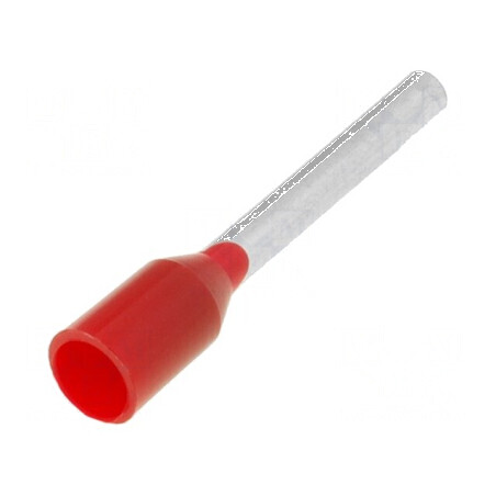 Vârf tub capăt izolată cupru 1mm² 12mm cositorit crimpat | Electronic-mag.ro | Componente Electronice