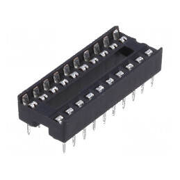 Soclu DIP20 7,62mm THT pentru circuite integrate Raster 2,54mm | Electronic-mag.ro | Componente Electronice