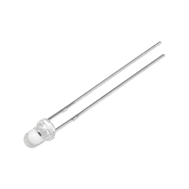 Emițător IR 3mm 940nm THT 20mA 25° | Electronic-mag.ro | Componente Electronice